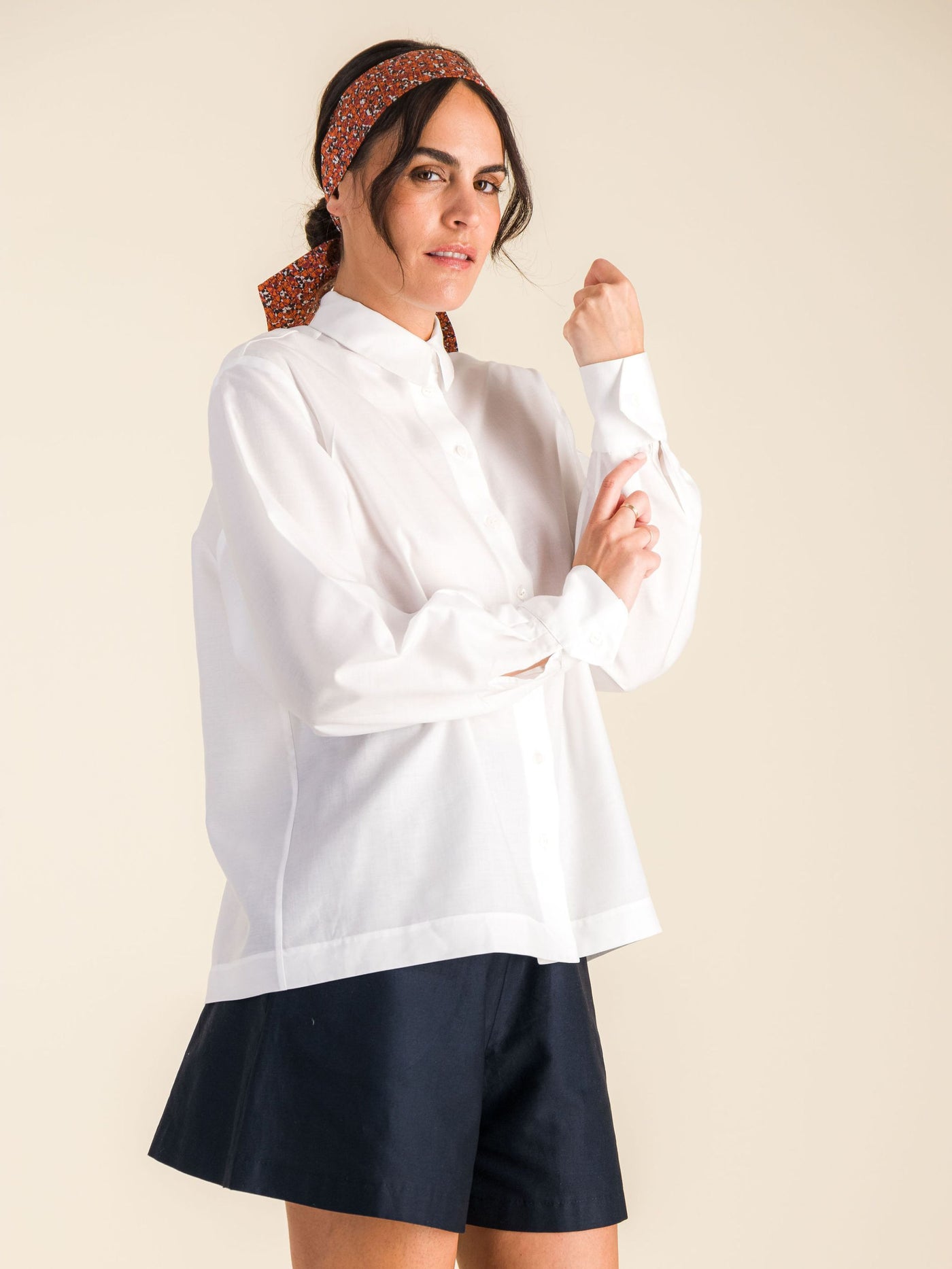 Chemise blanche oversize AZADEH