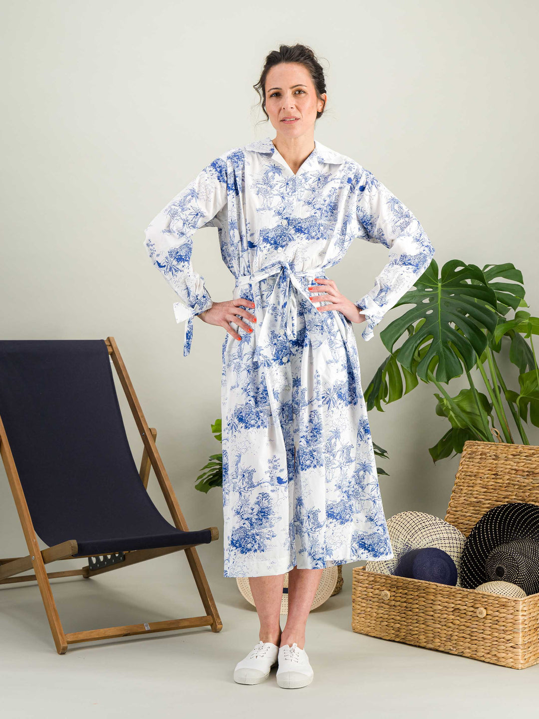 Robe chemise à manches longues Vero Moda Silla - Bleu - Femme - Adulte Robe chemise à manches longues Vero Moda Silla - Bleu - Femme - Adulte